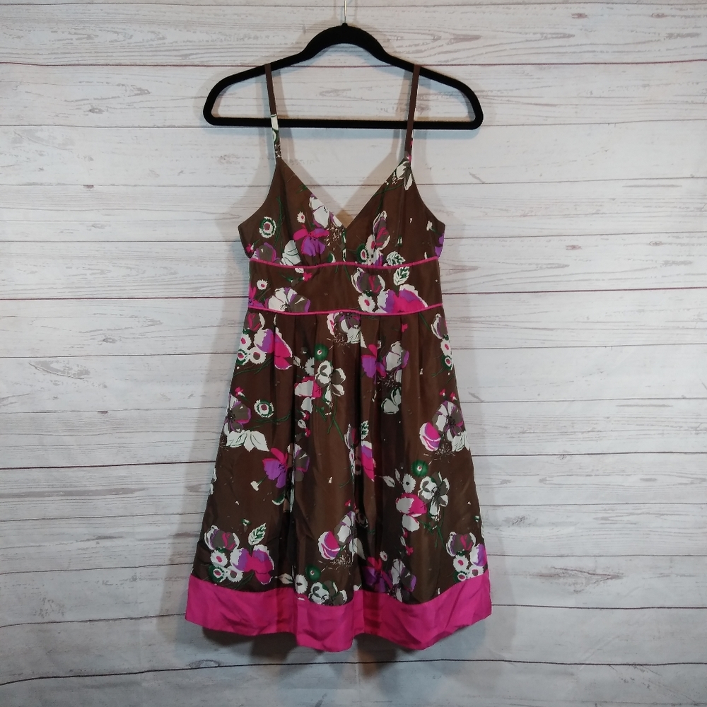 Guess silk floral sun dress